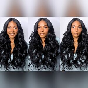 The Stylist Human Hair Blend Pre Plucked 13x6 Invisible HD Lace Frontal Wig Bell